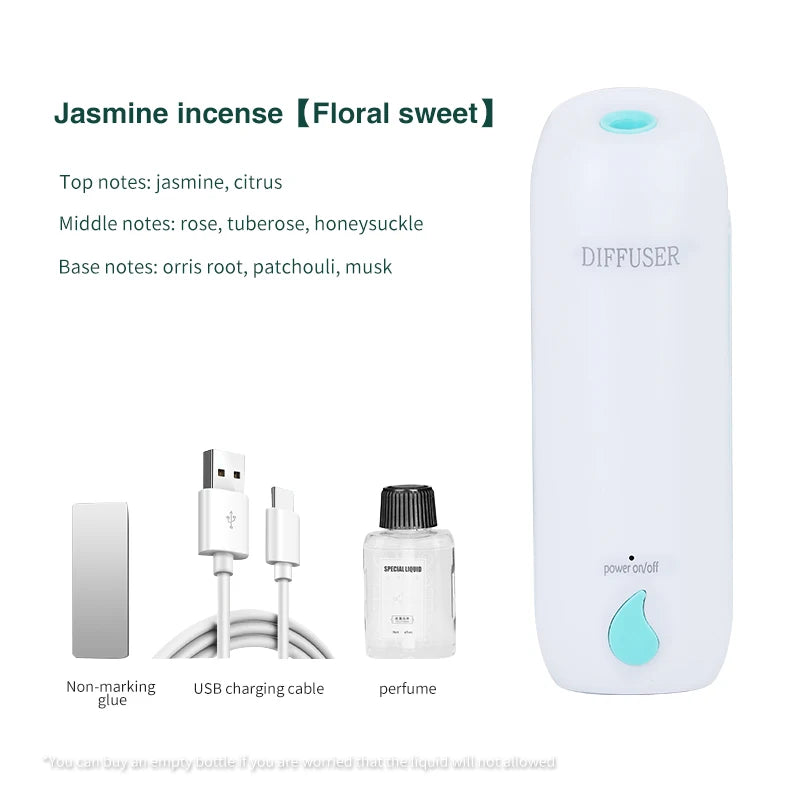 100M³ Essential Oil Diffuser 45ML 3 Modes Aroma Diffuser Wall Mounted Room Fragrance Home Toilet Hotel Air Purifiers Humidifier
