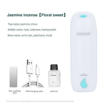 100M³ Essential Oil Diffuser 45ML 3 Modes Aroma Diffuser Wall Mounted Room Fragrance Home Toilet Hotel Air Purifiers Humidifier