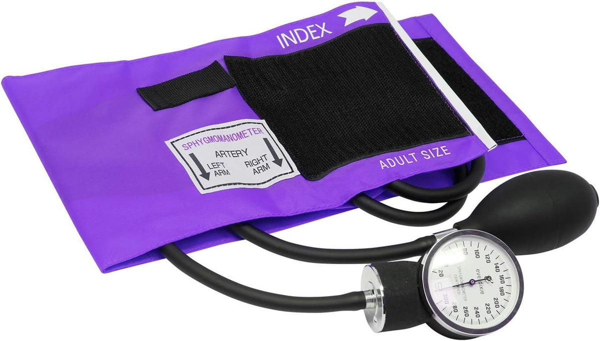 Blood Pressure and Sprague Stethoscope Kit - Purple