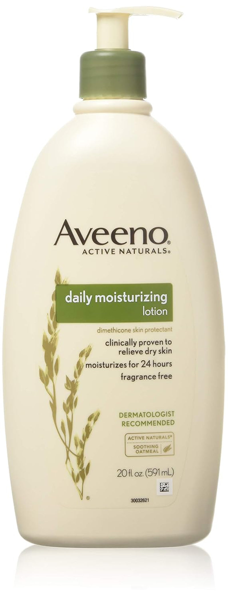 Daily Moisturizing Body Lotion for Dry Skin with Prebiotic Oat, Fragrance & Paraben Free, Non-Greasy, Non-Comedogenic, for Sensitive Skin & 72-Hour Moisturizer 18 Fl Oz