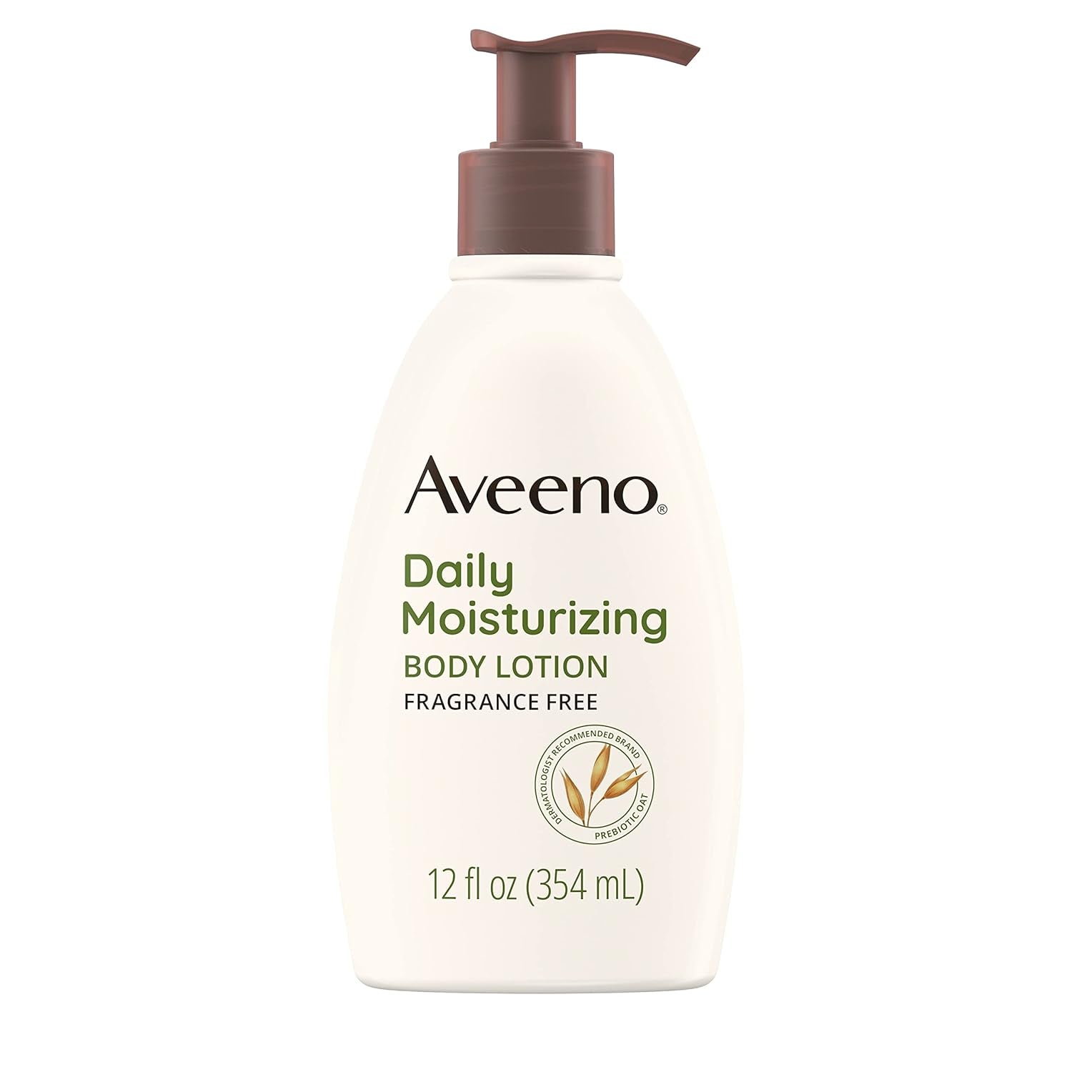 Daily Moisturizing Body Lotion for Dry Skin with Prebiotic Oat, Fragrance & Paraben Free, Non-Greasy, Non-Comedogenic, for Sensitive Skin & 72-Hour Moisturizer 18 Fl Oz