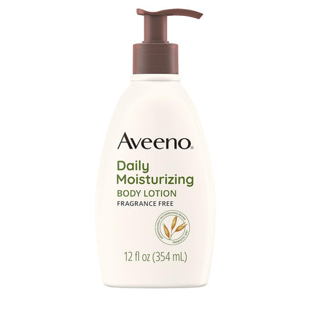 Daily Moisturizing Body Lotion for Dry Skin with Prebiotic Oat, Fragrance & Paraben Free, Non-Greasy, Non-Comedogenic, for Sensitive Skin & 72-Hour Moisturizer 18 Fl Oz