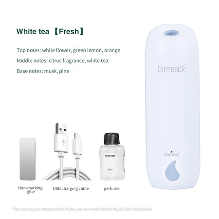 100M³ Essential Oil Diffuser 45ML 3 Modes Aroma Diffuser Wall Mounted Room Fragrance Home Toilet Hotel Air Purifiers Humidifier