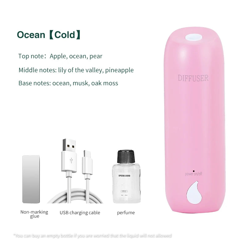 100M³ Essential Oil Diffuser 45ML 3 Modes Aroma Diffuser Wall Mounted Room Fragrance Home Toilet Hotel Air Purifiers Humidifier