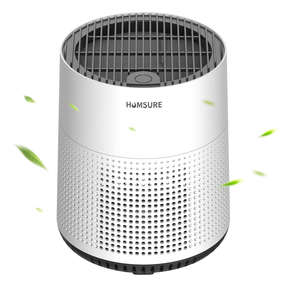 Air Purifier, 300 Sq.Ft Air Purifiers for Bedroom, H13 True HEPA Filter, Remove 99.9% Smoke Dust, White, HKJ-50A