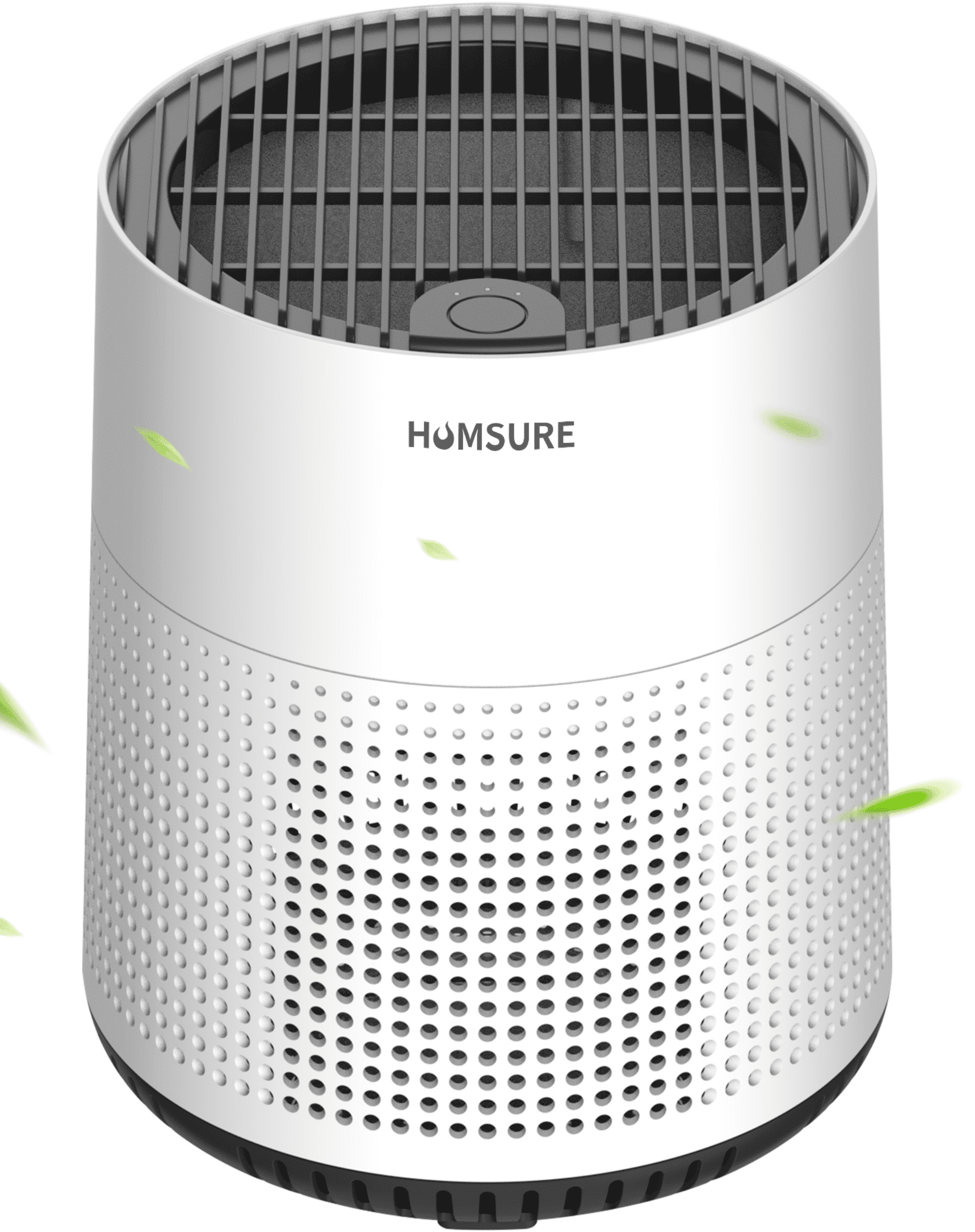 Air Purifier, 300 Sq.Ft Air Purifiers for Bedroom, H13 True HEPA Filter, Remove 99.9% Smoke Dust, White, HKJ-50A