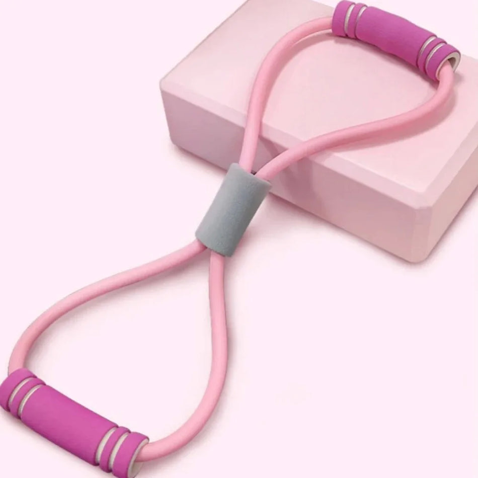 8-Shaped Tensioner Resistance Bands for Yoga & Fitness