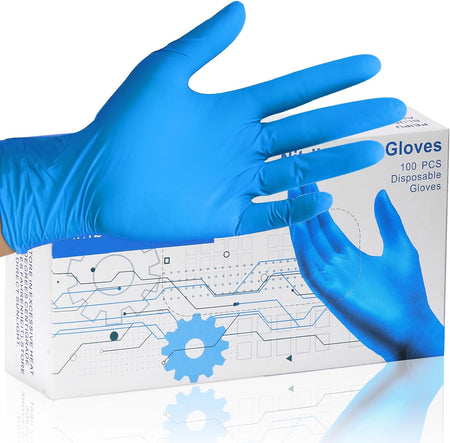 Nitrile Exam Gloves Disposable Gloves,Powder Free, Cleaning Service Gloves, Latex Free