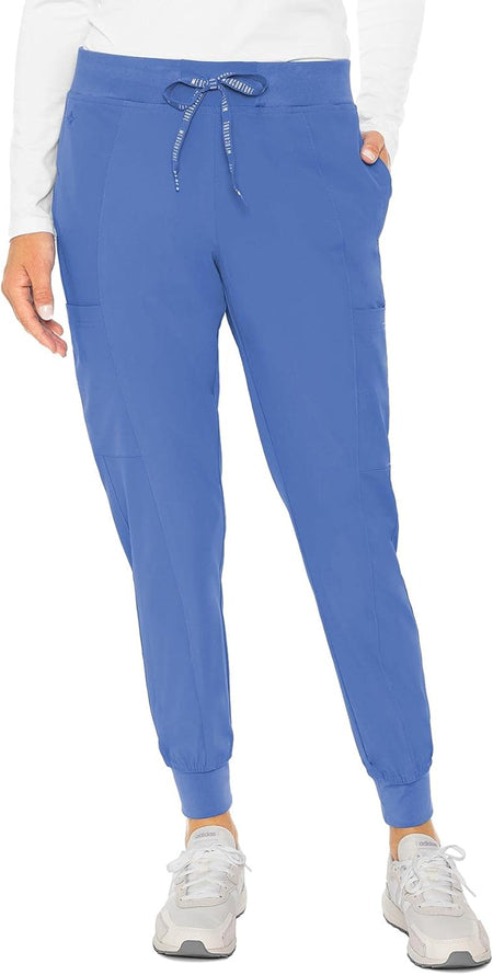 Scrub Jogger Pants for Women, Seamed Bottoms with 4 Spacious Pockets MC8721