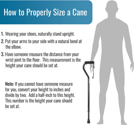 Walking Cane and Walking Stick for Adult Men and Women, FSA Eligible, Lightweight and Adjustable from 30-39 Inches, Supports up to 250 Pounds with Ergonomic Hand Grip and Wrist Strap, Silver