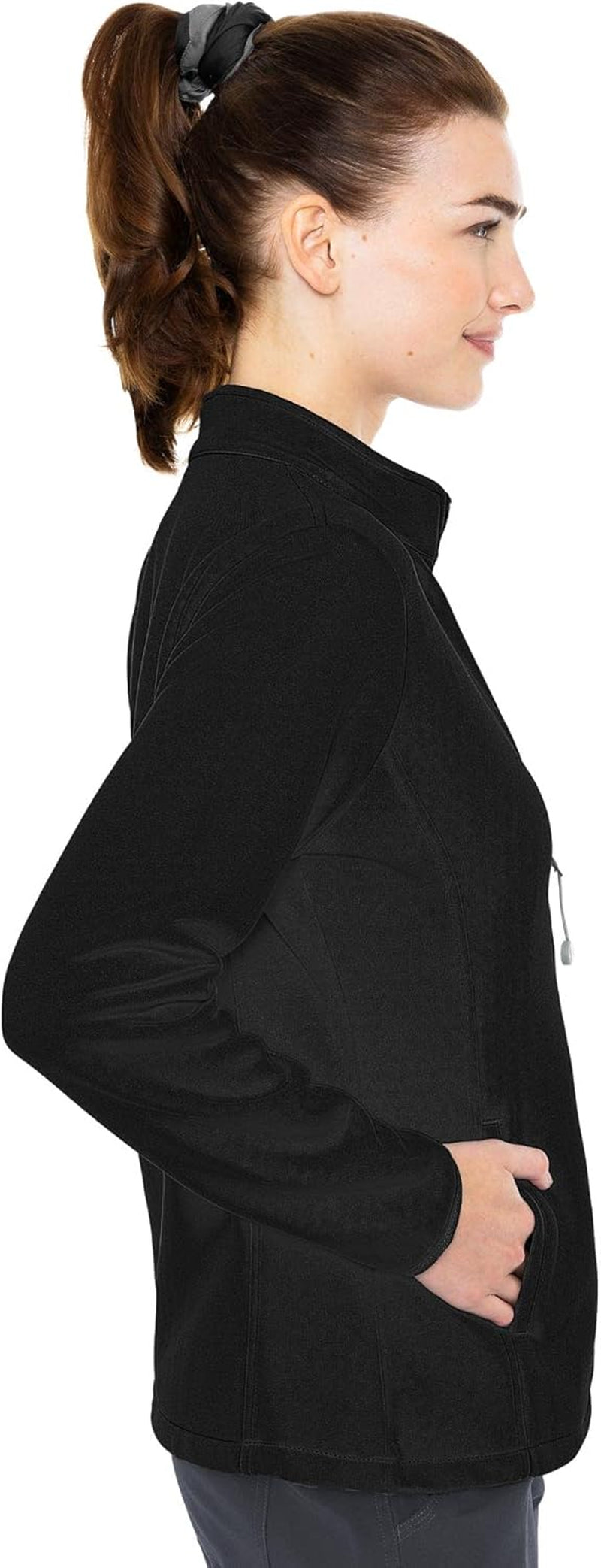 Women'S Performance Fleece Jacket with 4 Pockets and 2-Way Stretch - MC8684