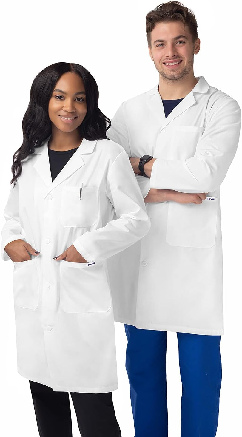 Unisex Scrubs - 39" Professional Lab Coat