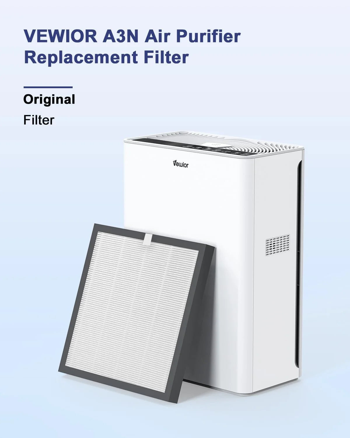 True HEPA Replacement Filter, Compatible A3 Air Purifier, H13 HEPA Filter for A3 Air Cleaner