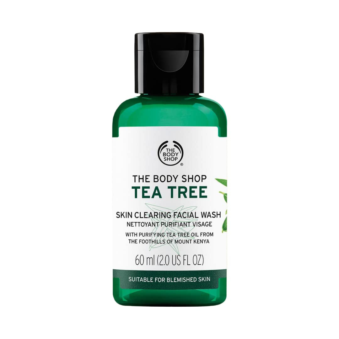 Tea Tree Skin Clearing Facial Wash – Purifying Vegan Face Wash for Oily, Blemished Skin – 8.4 Oz