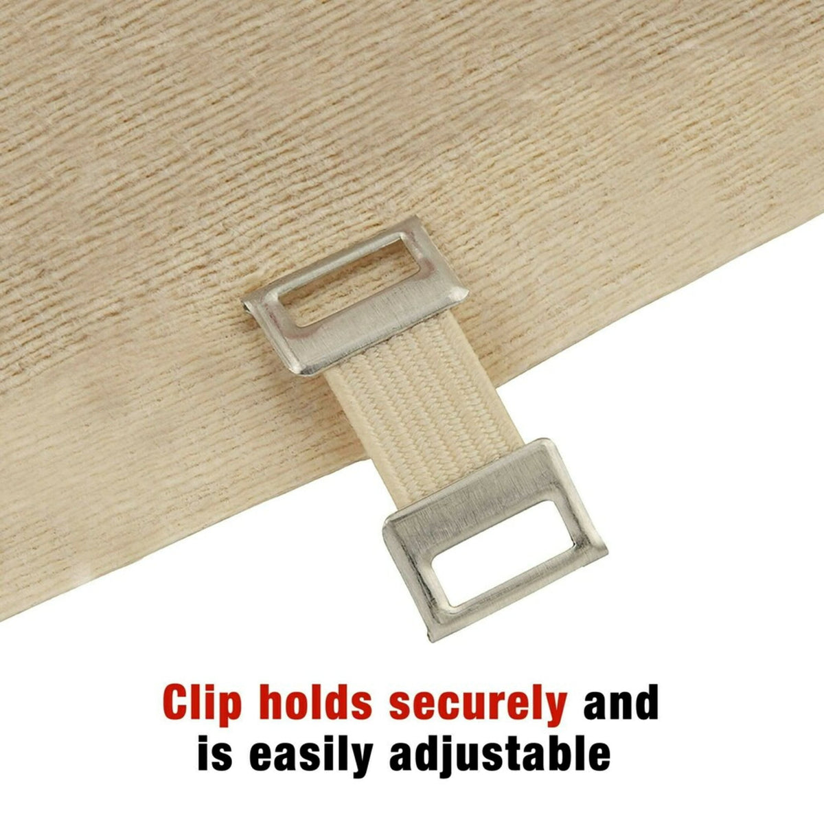 Brand Elastic Bandage W/ Clips 3 In., Soft Discrete Fit, Beige