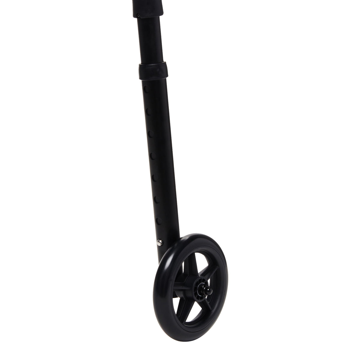 Folding Walker with Wheels, Black