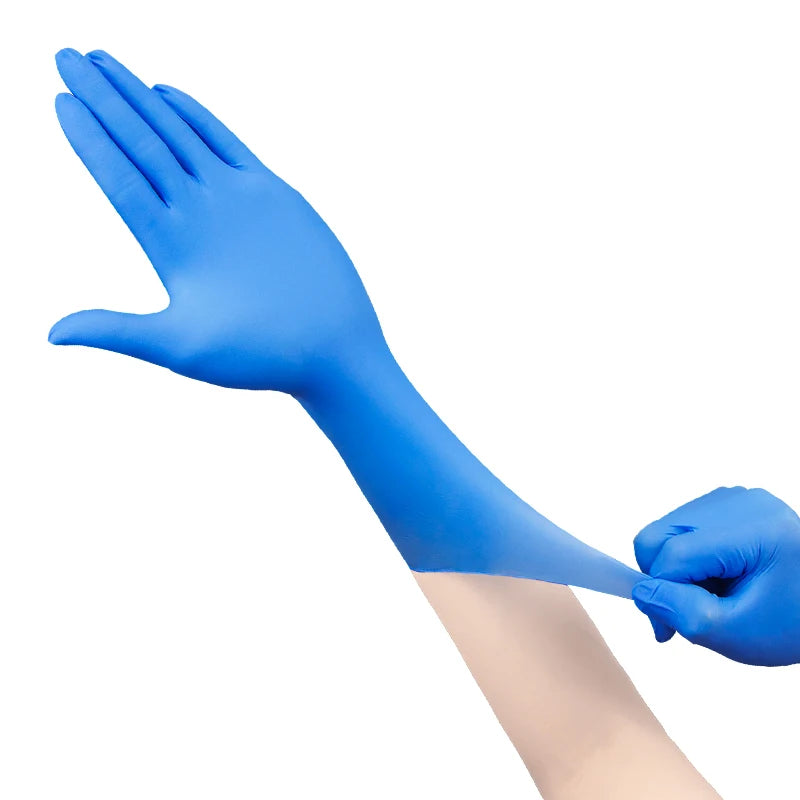 Cleanroom 12 Inch Dying Tattoo Examin Gloves Single Use Barber Gloves Latex Free Nitrile Household Gloves Powder Free