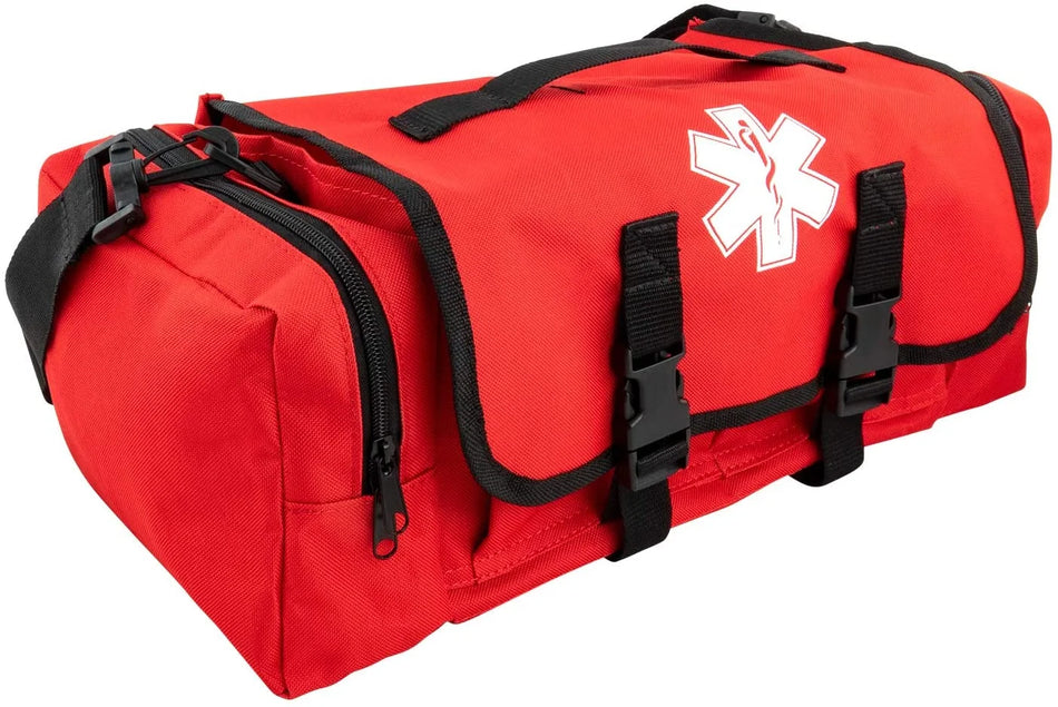 First Aid Bag - Medical Supplies Trauma First Responder Bag - Red