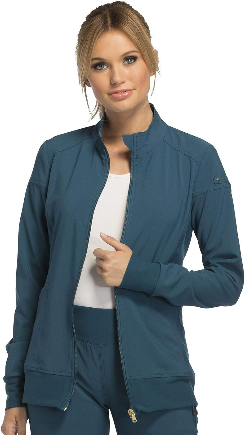 Iflex by  Uniforms Zip Front Scrub Jackets for Women CK303