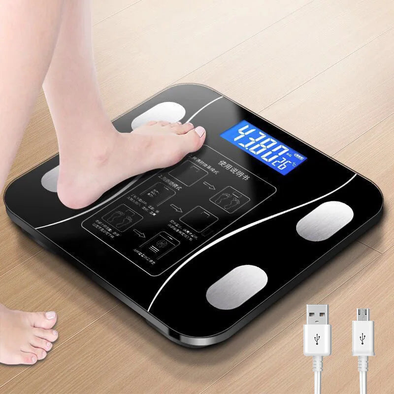 Electronic Scale Household Precise and Durable Charging Body Scale Girls Small Smart Scale Weighing Scale