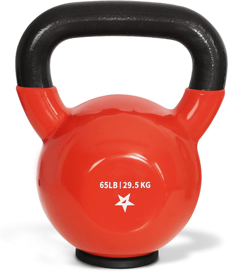 Kettlebells Rubber Base, Kettlebell Set for Women, Strength Training Kettlebells Weights (10-65 Lbs)