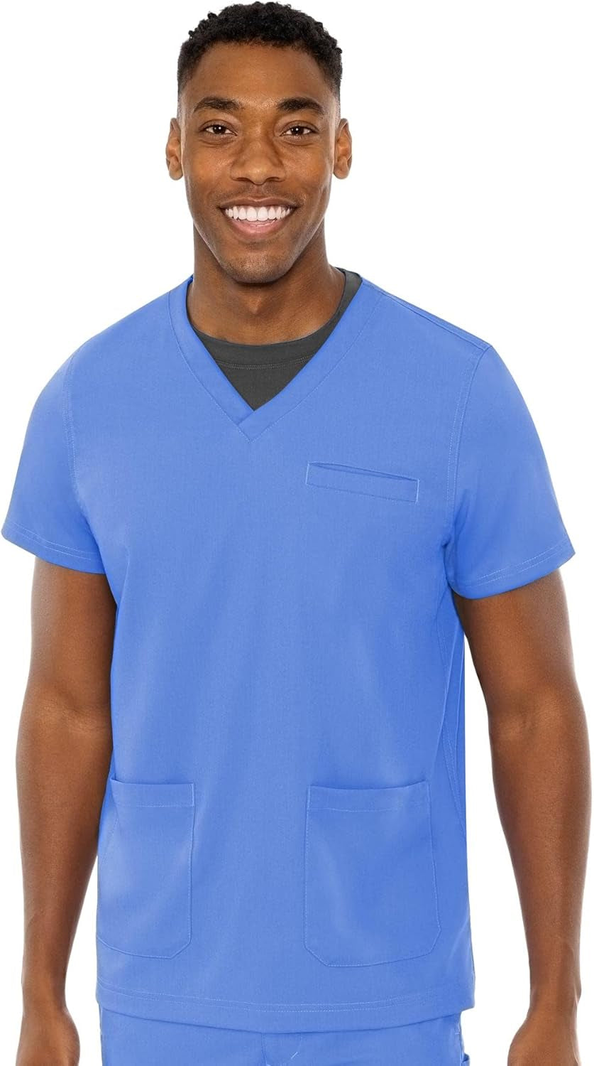 Men'S Scrub Top Wescott with 3 Pockets & 2-Way Stretch and Ultra Soft Fabric - MC7477