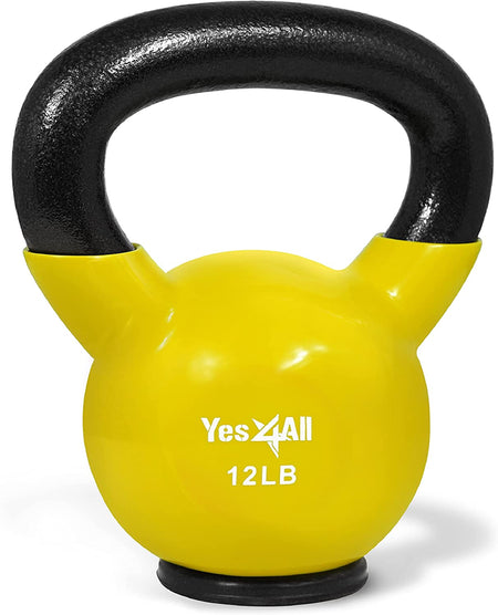 Kettlebells Rubber Base, Kettlebell Set for Women, Strength Training Kettlebells Weights (10-65 Lbs)