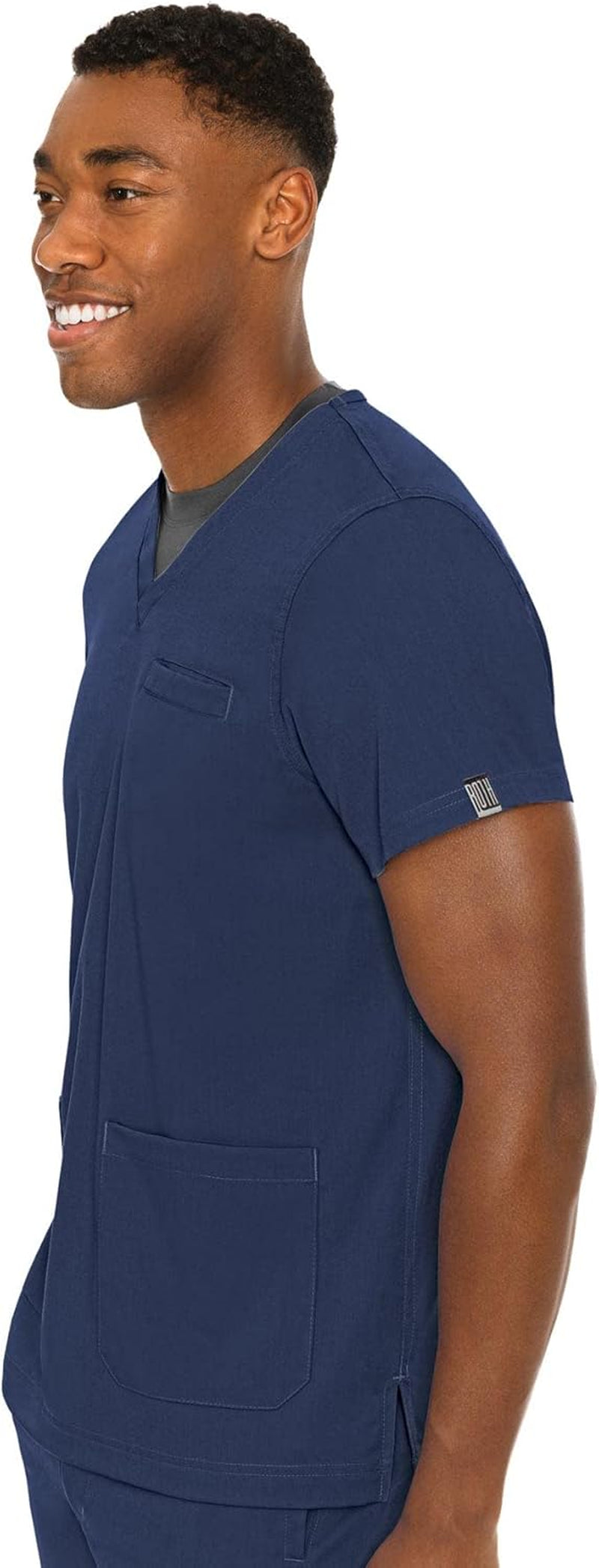 Men'S Scrub Top Wescott with 3 Pockets & 2-Way Stretch and Ultra Soft Fabric - MC7477