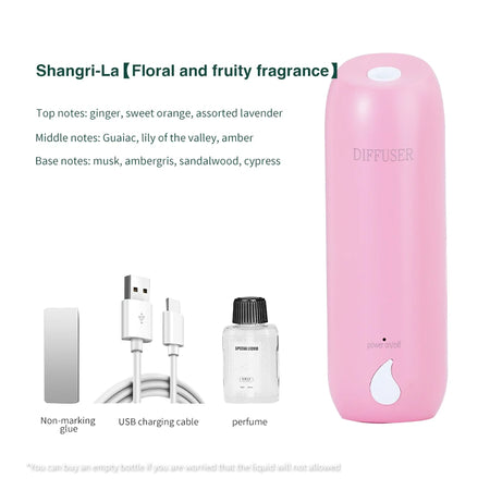 100M³ Essential Oil Diffuser 45ML 3 Modes Aroma Diffuser Wall Mounted Room Fragrance Home Toilet Hotel Air Purifiers Humidifier