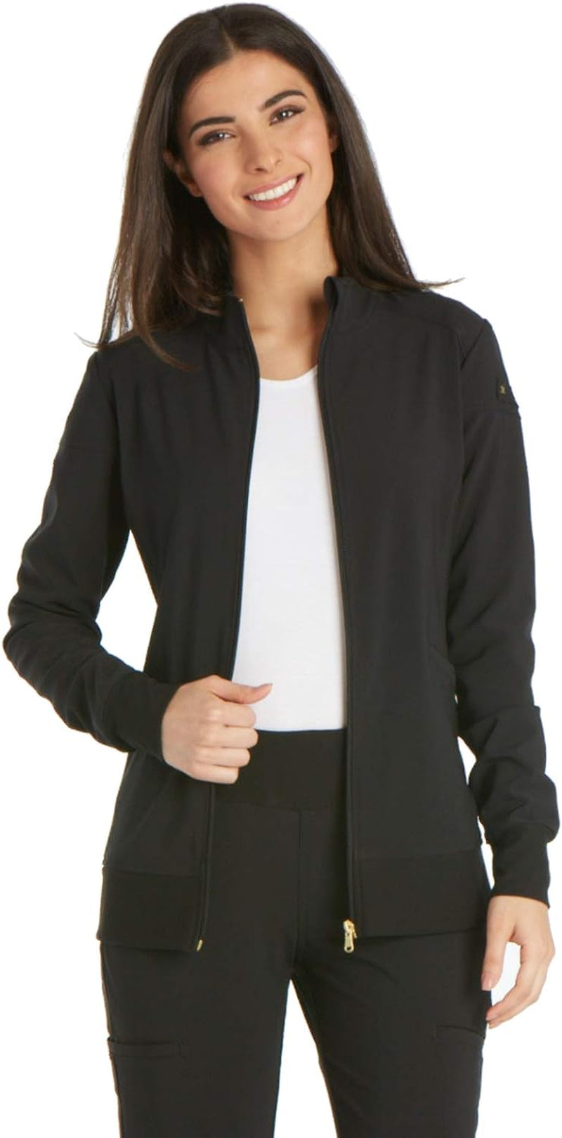 Iflex by  Uniforms Zip Front Scrub Jackets for Women CK303