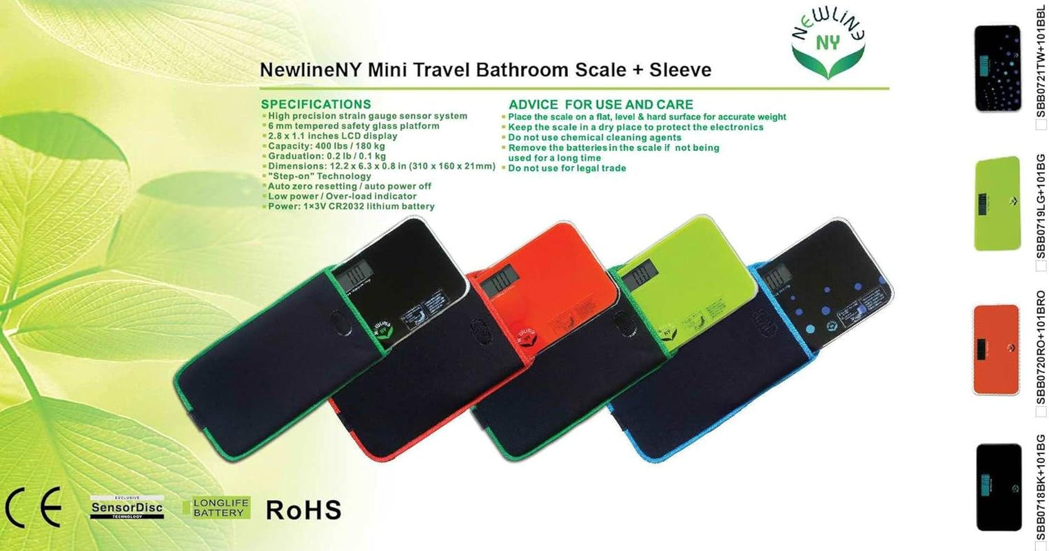 Newlineny Travel Protection Sleeve for 700 Series Mini Bathroom Scale