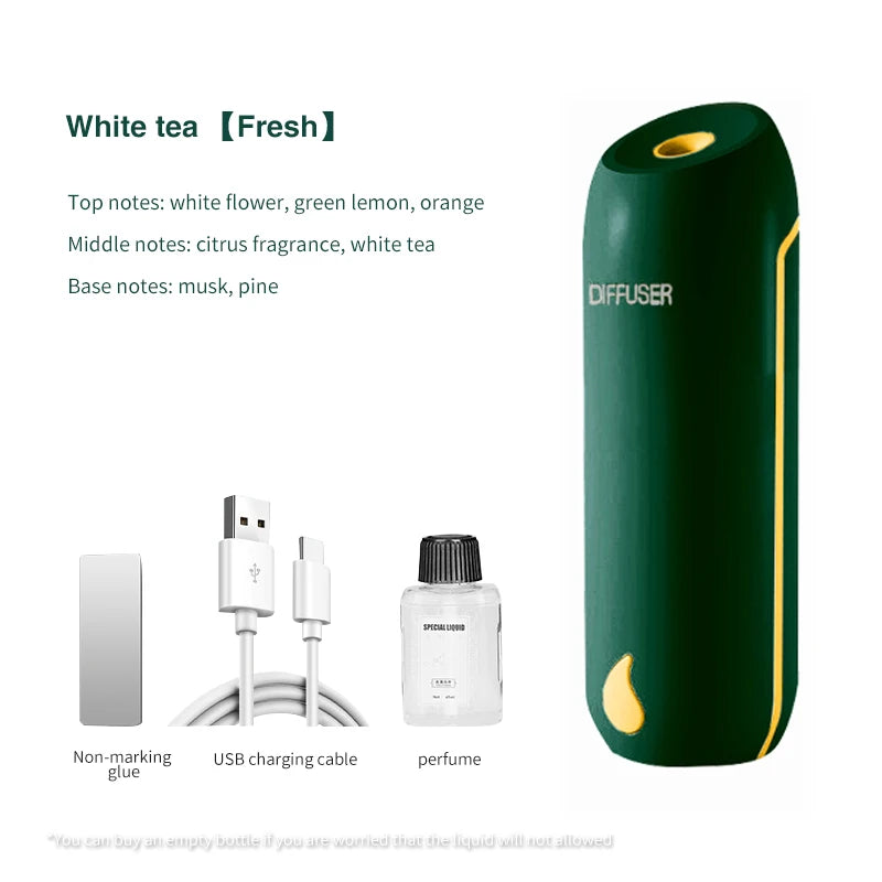 100M³ Essential Oil Diffuser 45ML 3 Modes Aroma Diffuser Wall Mounted Room Fragrance Home Toilet Hotel Air Purifiers Humidifier