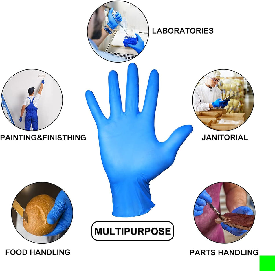 Nitrile Exam Gloves Disposable Gloves，Powder Free, Cleaning Service Gloves, Latex Free