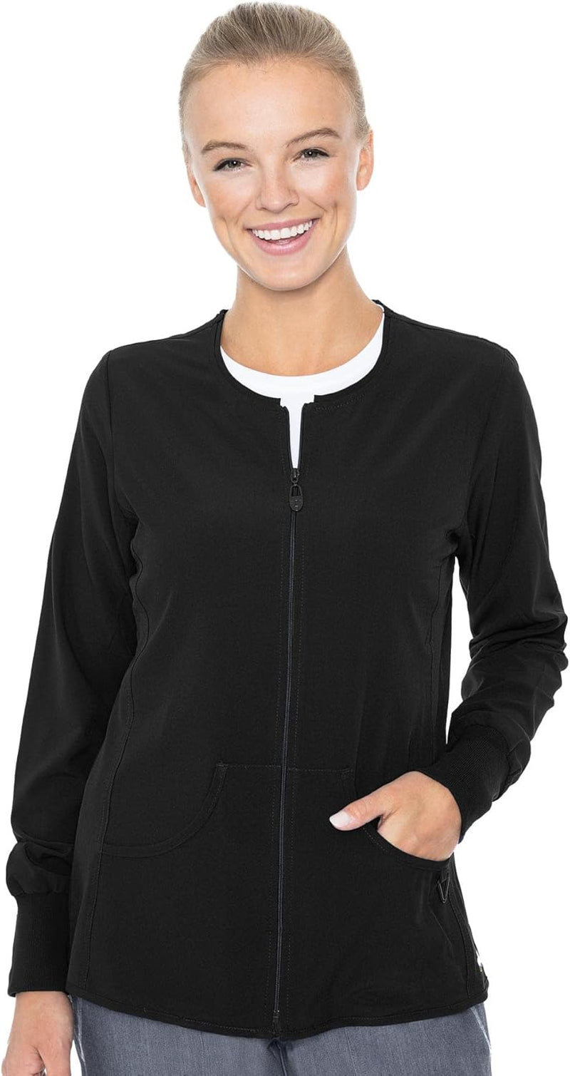 Activate Zip Front Warm up Scrub Jacket for Women