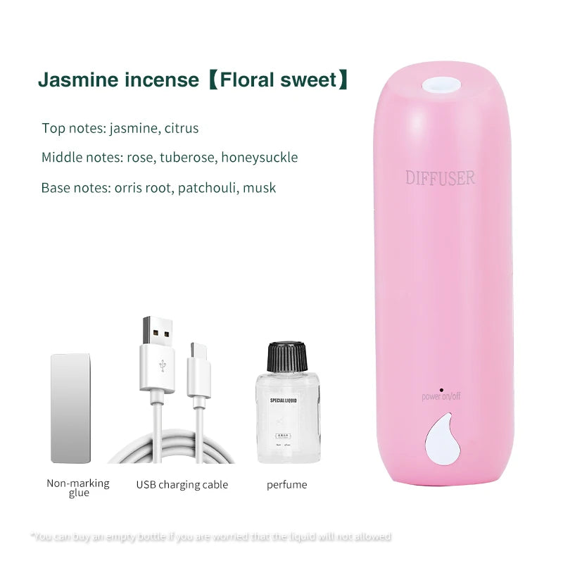 100M³ Essential Oil Diffuser 45ML 3 Modes Aroma Diffuser Wall Mounted Room Fragrance Home Toilet Hotel Air Purifiers Humidifier