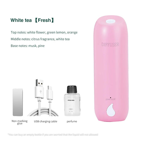 100M³ Essential Oil Diffuser 45ML 3 Modes Aroma Diffuser Wall Mounted Room Fragrance Home Toilet Hotel Air Purifiers Humidifier