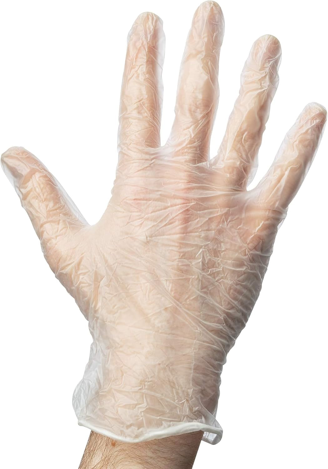 100 Count Vinyl Disposable Gloves Small Cleaning Plastic General Purpose Gloves Latex Free,