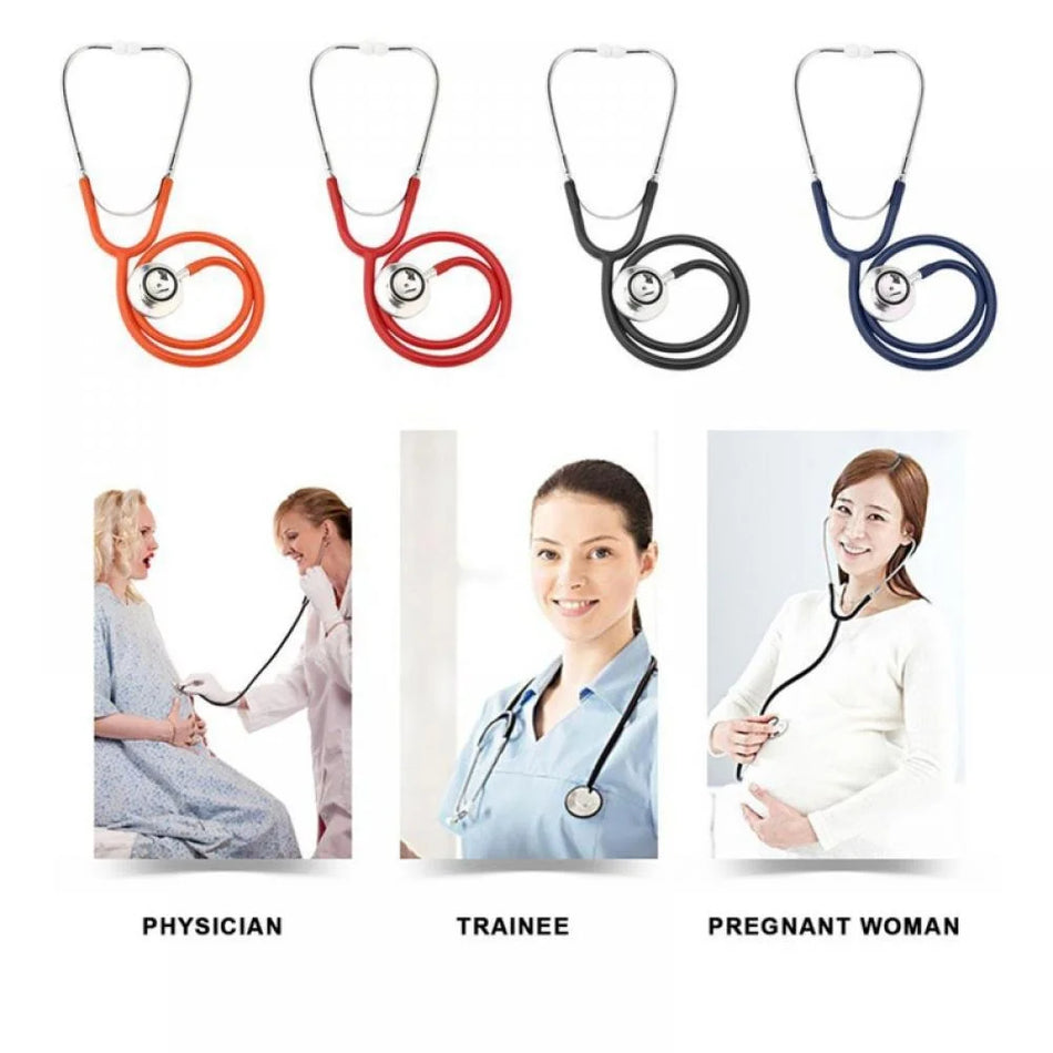 Professional Dual Head Sprague Stethoscope Stainless Steel - Ideal Gift for Medical Students, Doctors, Nurses, EMT and Paramedics