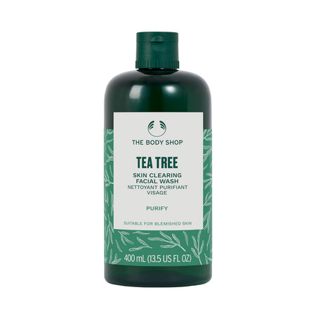 Tea Tree Skin Clearing Facial Wash – Purifying Vegan Face Wash for Oily, Blemished Skin – 8.4 Oz