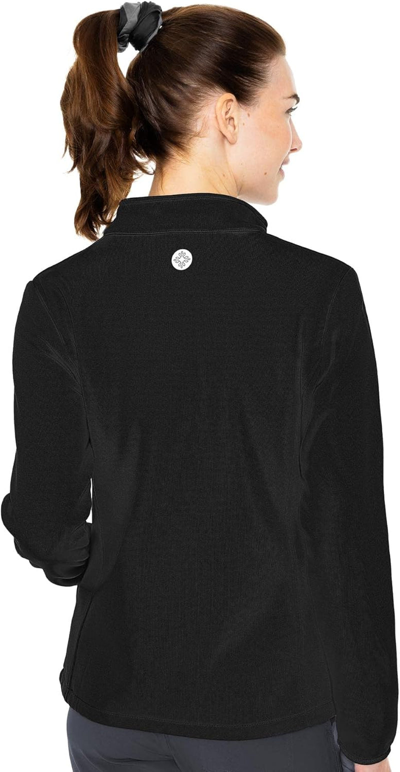 Women'S Performance Fleece Jacket with 4 Pockets and 2-Way Stretch - MC8684