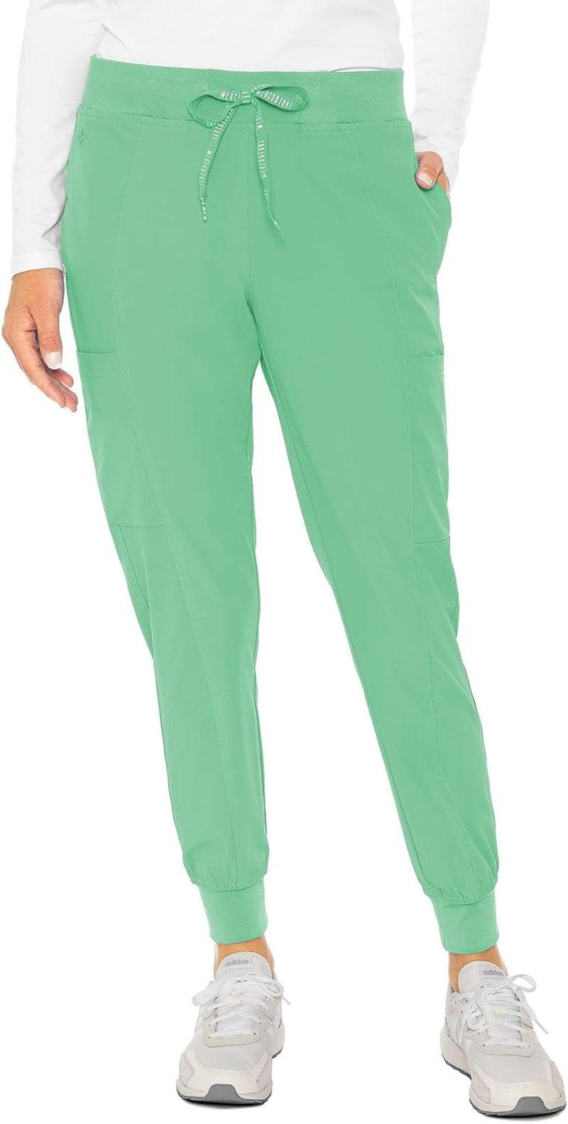 Scrub Jogger Pants for Women, Seamed Bottoms with 4 Spacious Pockets MC8721