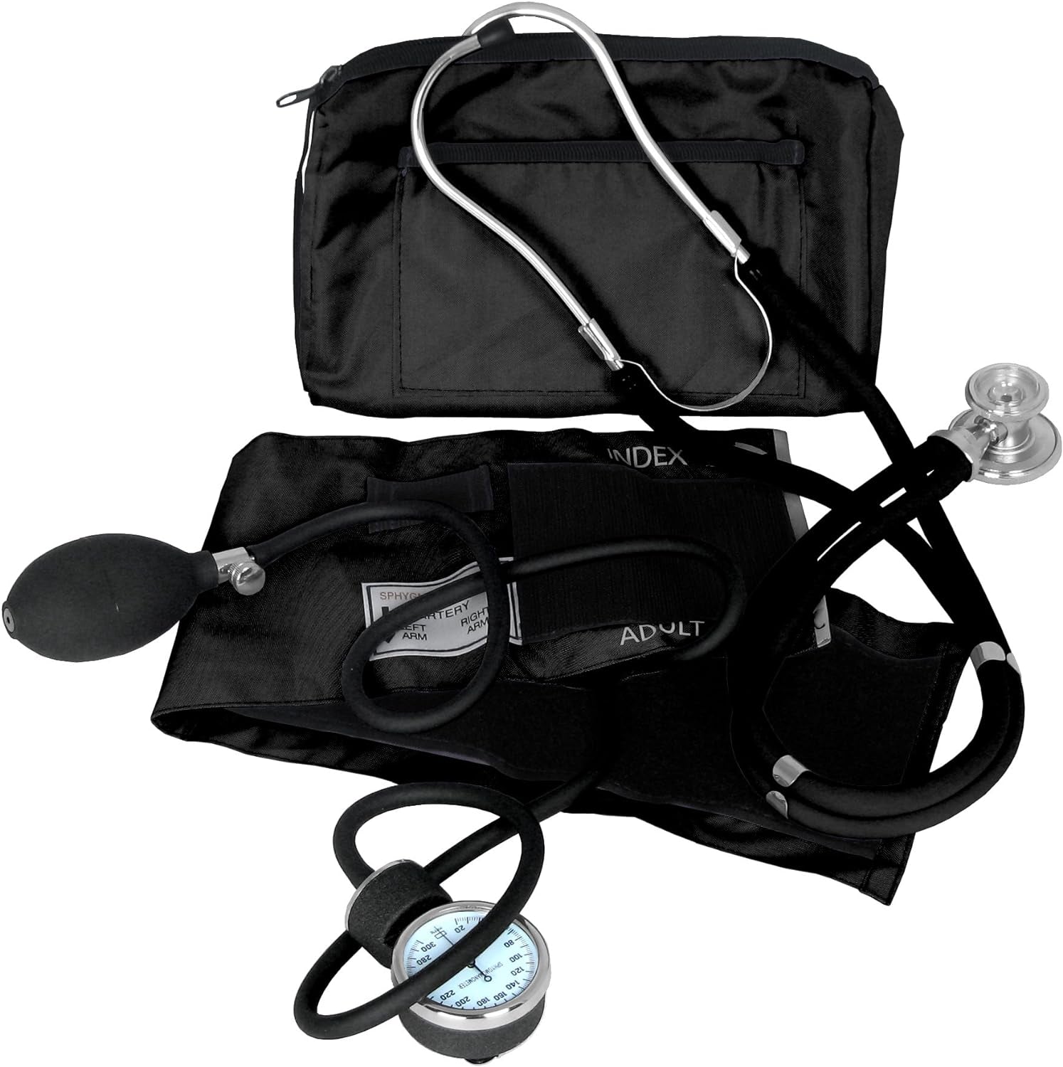 Blood Pressure and Sprague Stethoscope Kit - Black