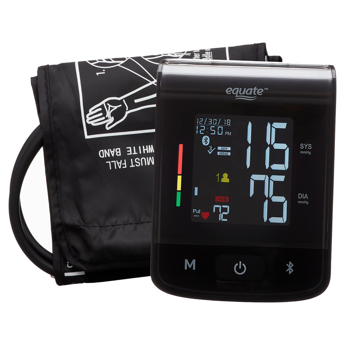 8000 Series Premium Upper Arm Cuff Blood Pressure Monitor. Equipped W/ Bluetooth Wireless Technology