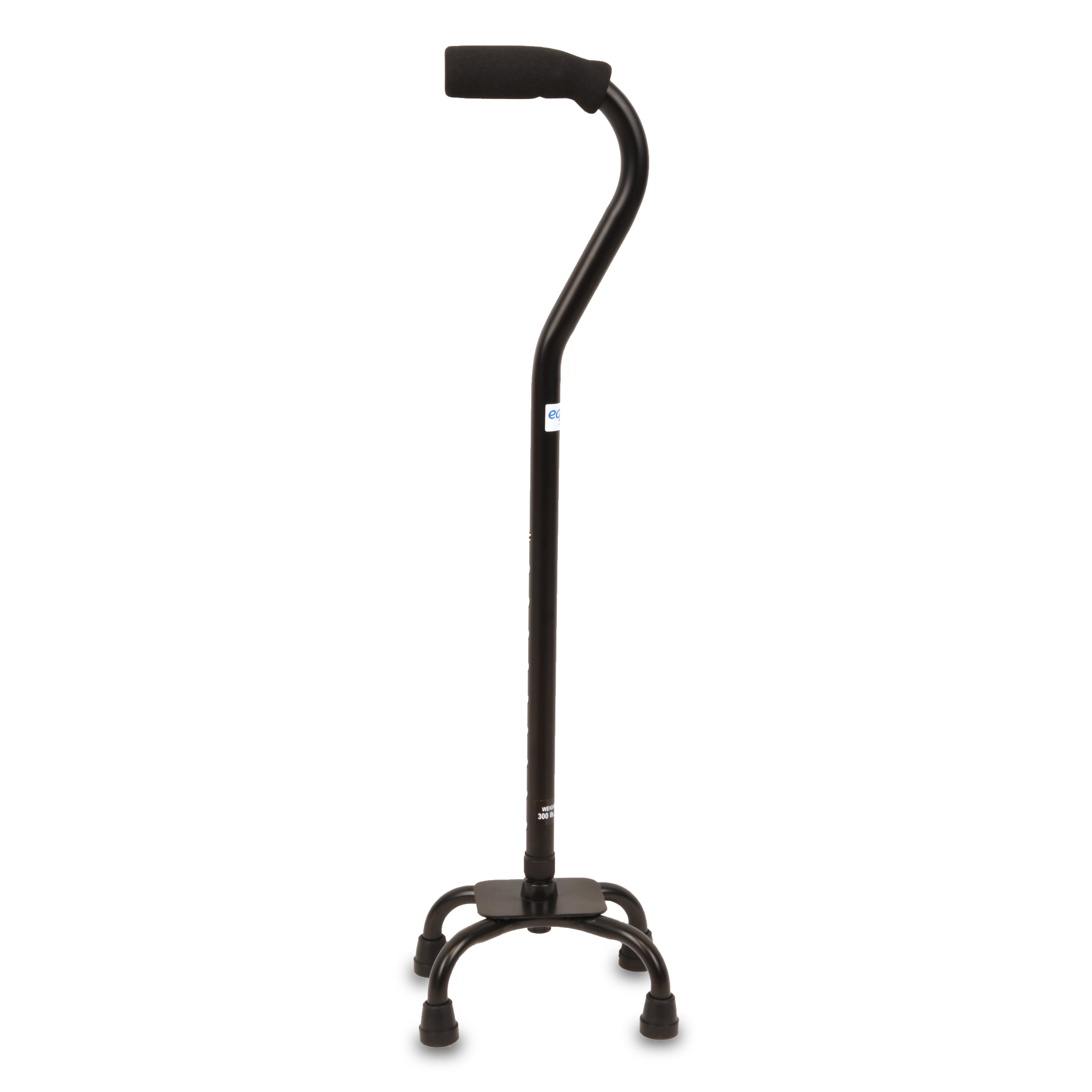 Fga741Eq Wmrt Quad Cane with Small Base for Walking, Black