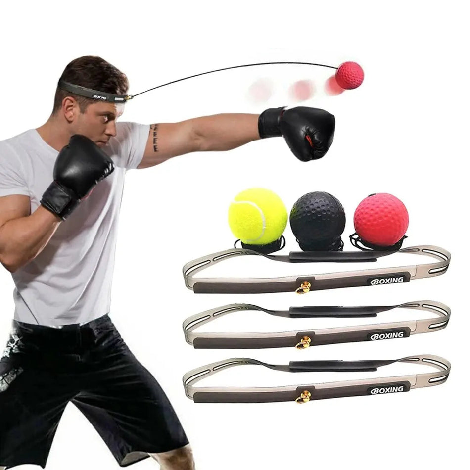 Head-Mounted PU Boxing Speed Ball