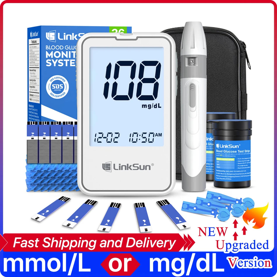 G-425-2 LinkSun Glucometer Blood Sugar Test Strips