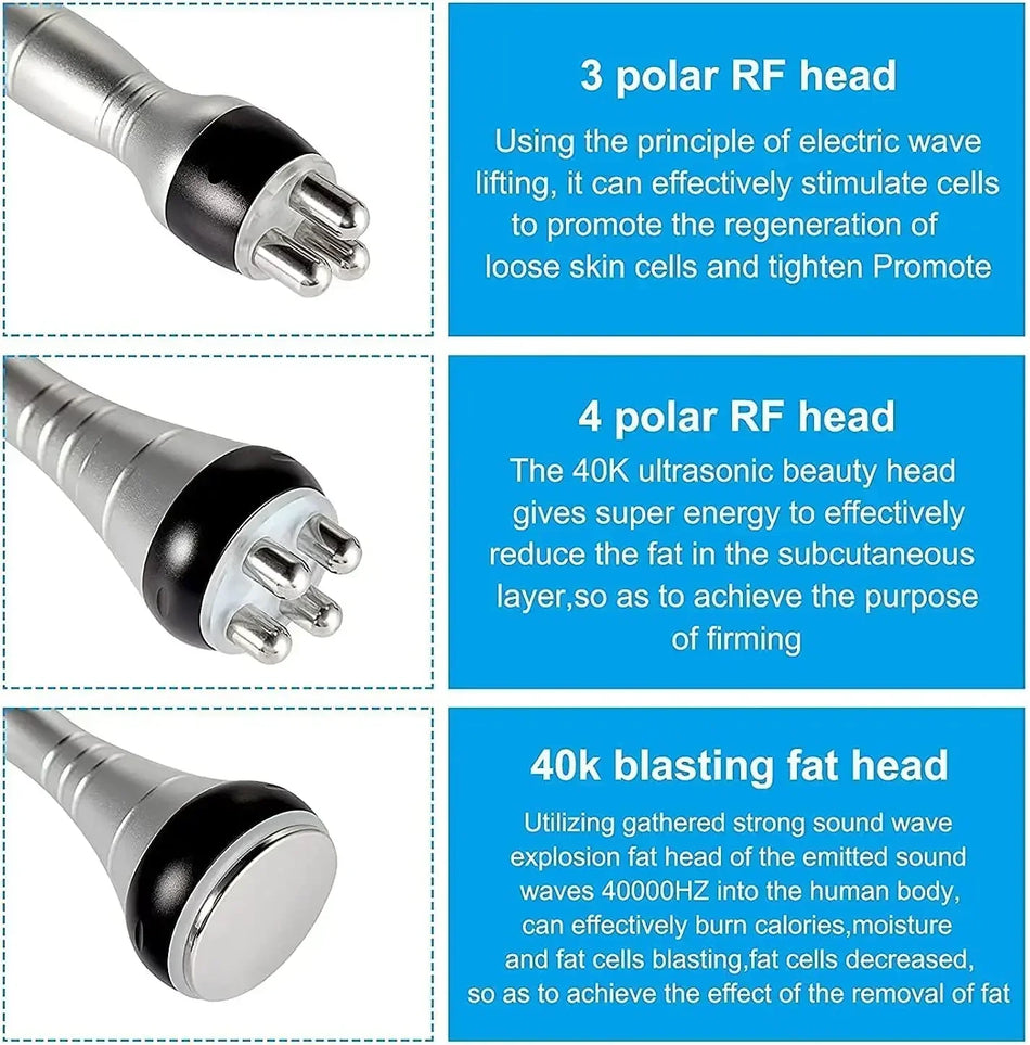 RF 40K Cavitation Ultrasonic Body Slimming Machine.