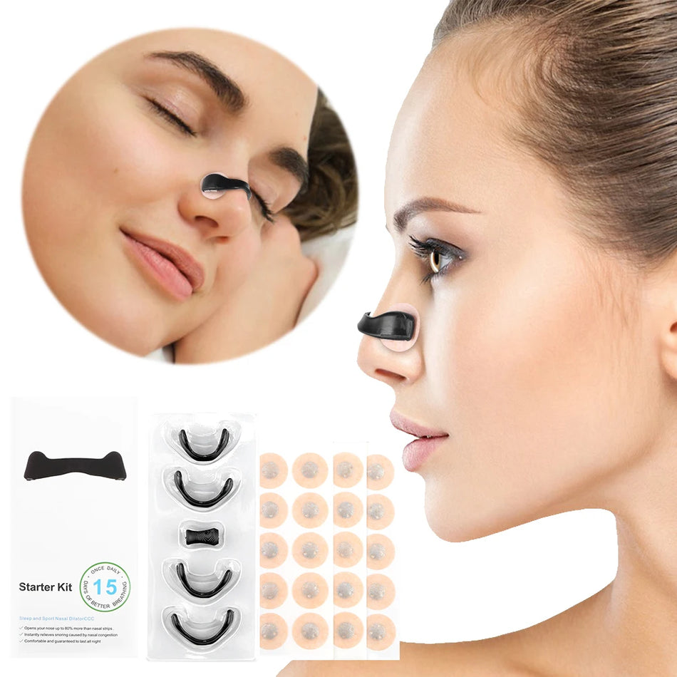 15 Pairs Nasal Breathing Dilators and Magnetic Nasal Strips