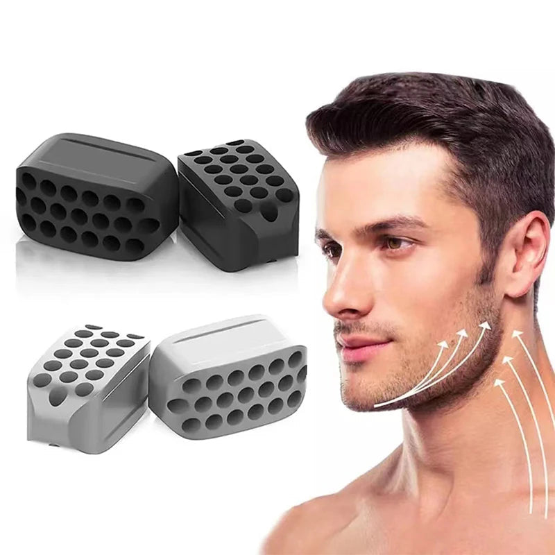 Silicone Jaw Facial Toner & Neck Toning Tool for Jawline & Double Chin Fitness