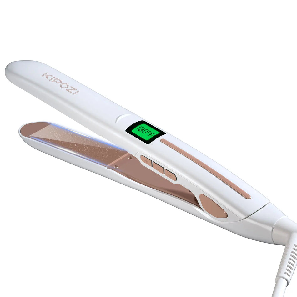 2025 Titanium Flat Iron Hair Straightener with Digital LCD Display
